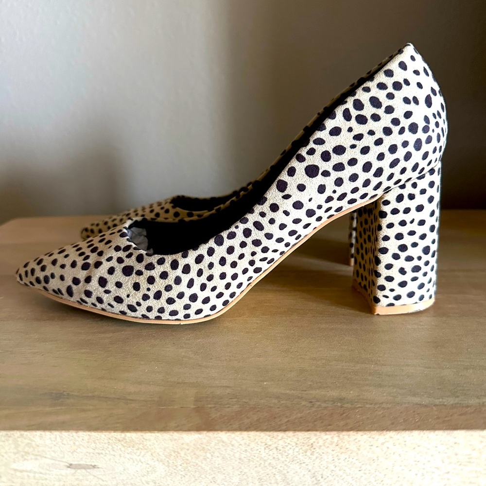 VICI Dolls Jasmin Leopard Block Heel